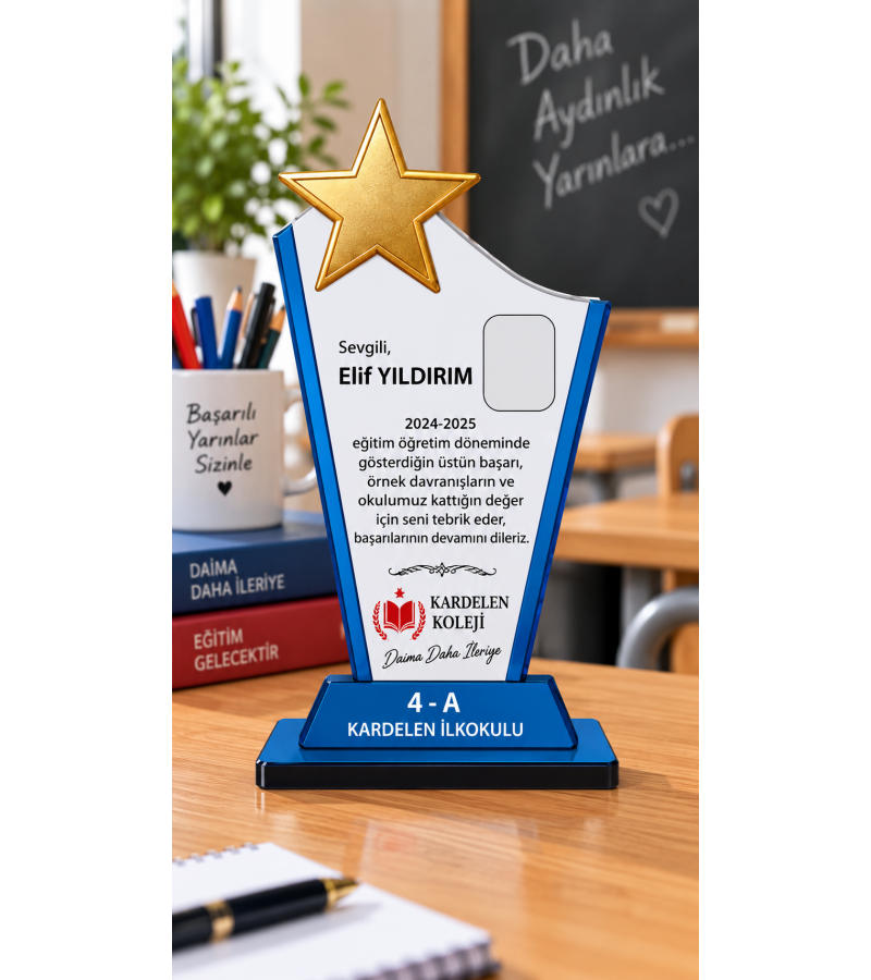 OKULLARA ÖZEL MDF PLAKET