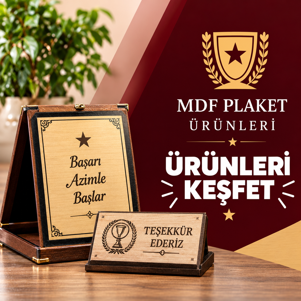 MDF PLAKETLER