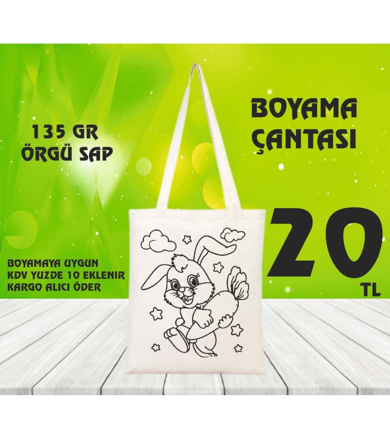 Bez çanta Boyama Seti Bez çanta Boyama Seti
