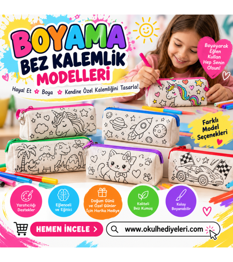 Boyama bez kalemlık modelleri