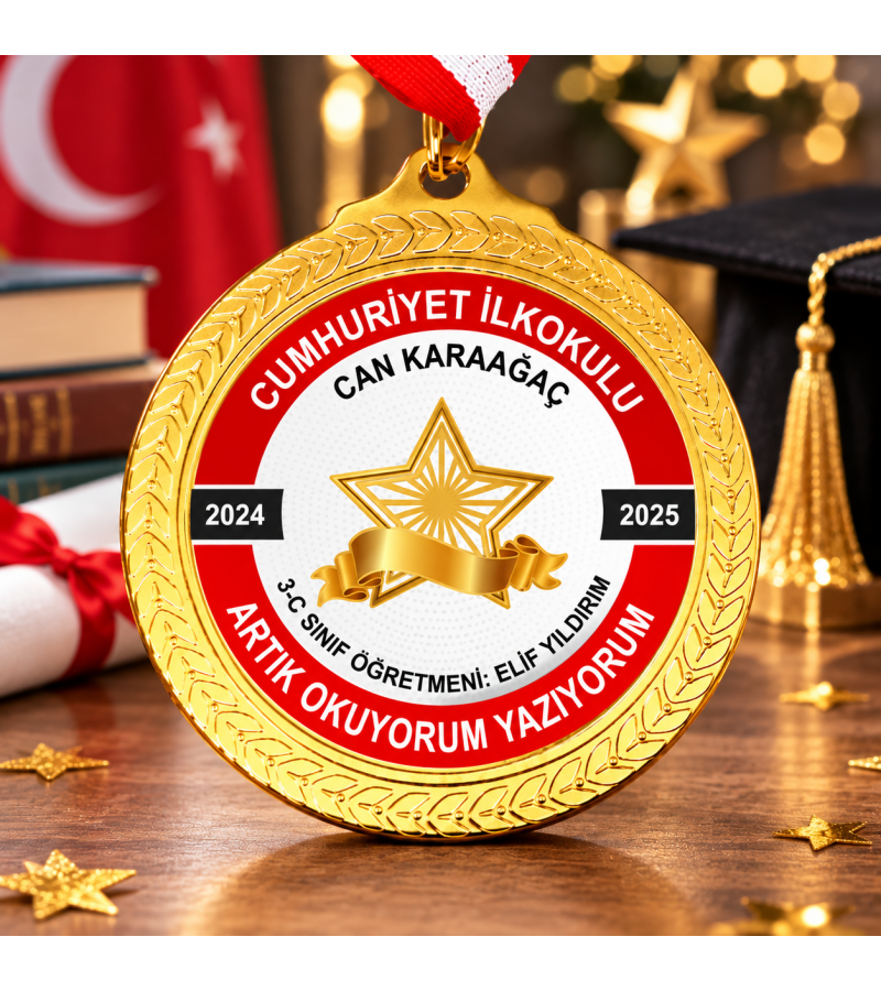okuyorum yazıyorum madalyası