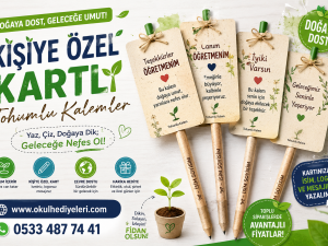 okullar için hediye tohumlu kalem