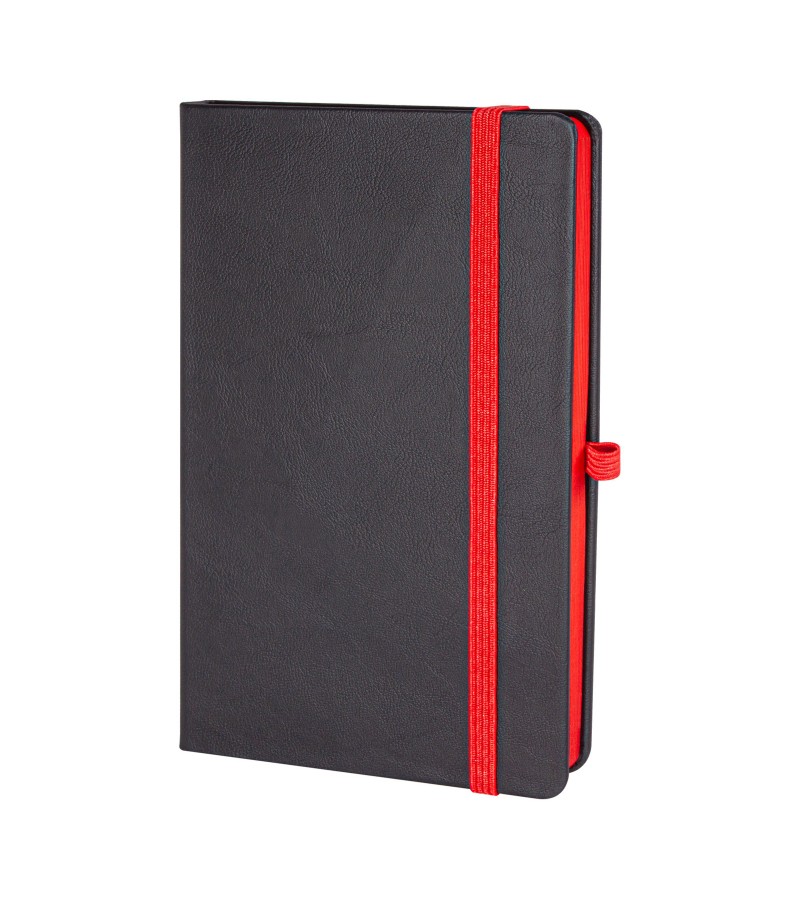 TUNALI KIRMIZI TARİHSİZ DEFTER (13X21 CM)