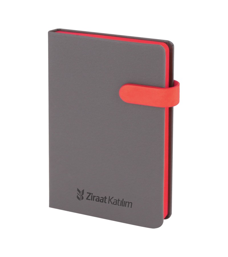 ORAN KIRMIZI TARİHSİZ DEFTER (13X21 CM)
