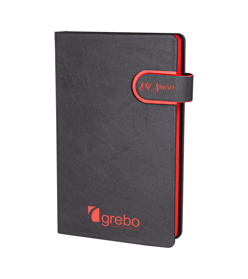 EMEK KIRMIZI TARİHSİZ DEFTER (13X21 CM)