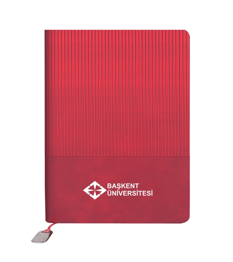 DİKMEN KIRMIZI TARİHSİZ DEFTER (15X21 CM)