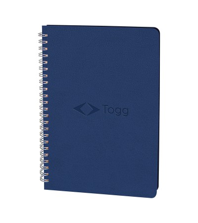 AKYURT LACİVERT SPİRALLİ TARİHSİZ DEFTER (13X21 CM)