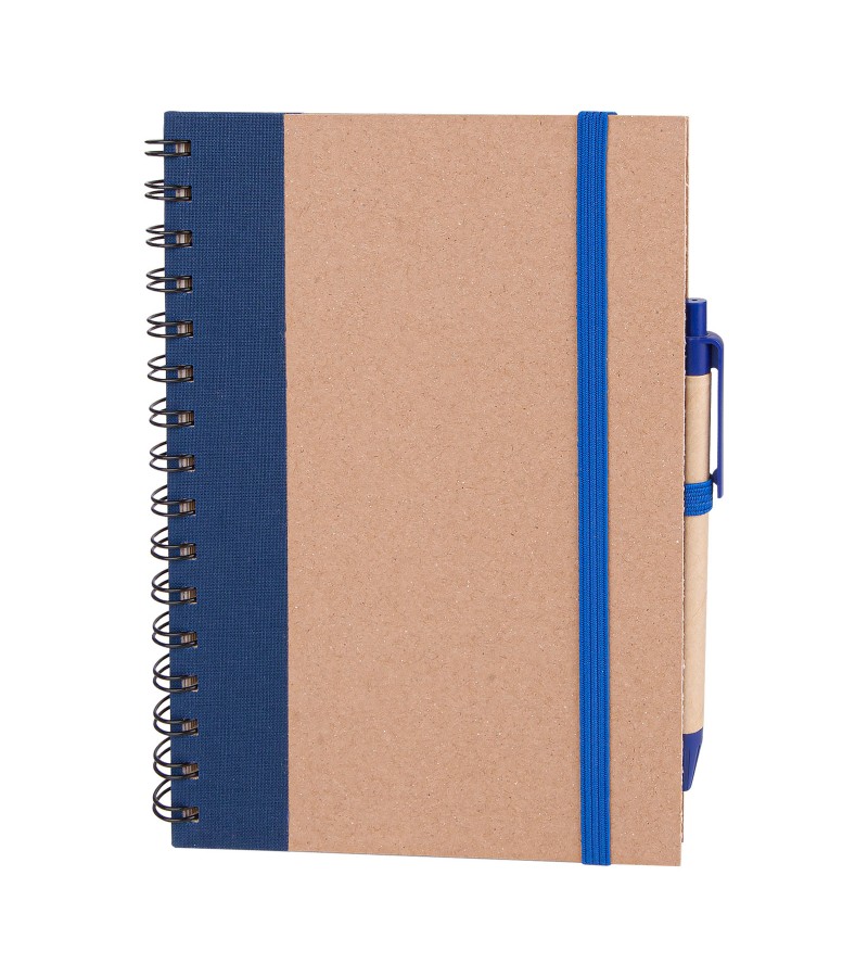 PURSAKLAR LACİVERT SPİRALLİ TARİHSİZ DEFTER (15X21 CM)