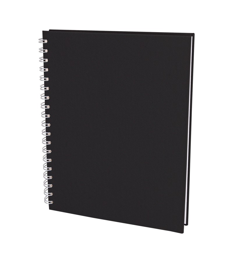 SEĞMENLER SİYAH KARELİ SPİRALLİ TARİHSİZ DEFTER (19X25 CM)