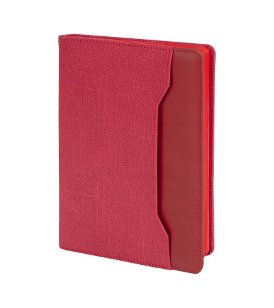 KORU KIRMIZI TARİHSİZ DEFTER (15X21 CM)