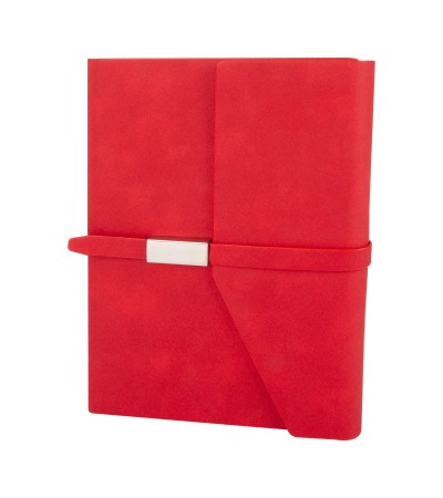 MOGAN KIRMIZI TARİHSİZ DEFTER (15x21 CM)
