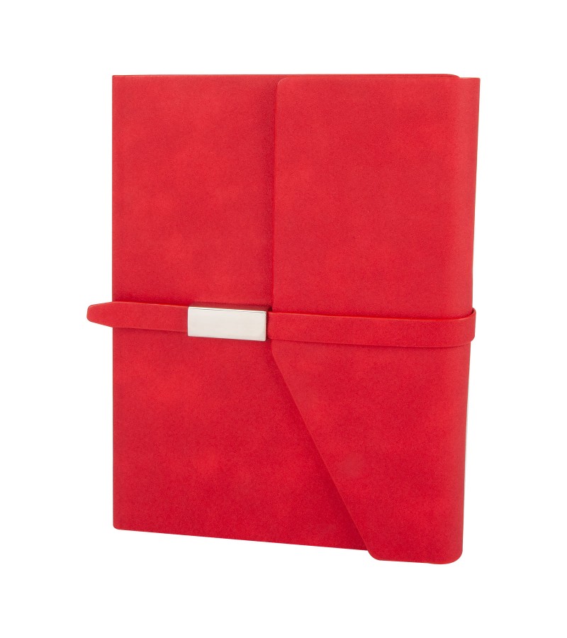 MOGAN KIRMIZI TARİHSİZ DEFTER (15x21 CM)