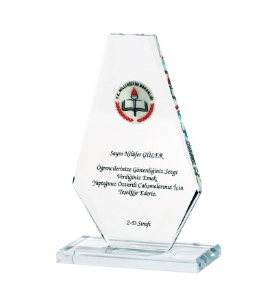 YAMAN KRİSTAL PLAKET