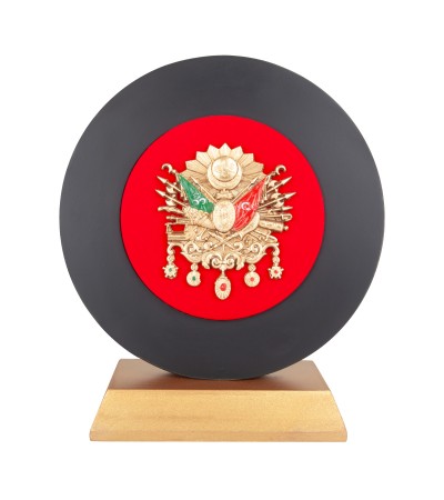 İHTİŞAM OSMANLI ARMASI KABARTMALI PLAKET