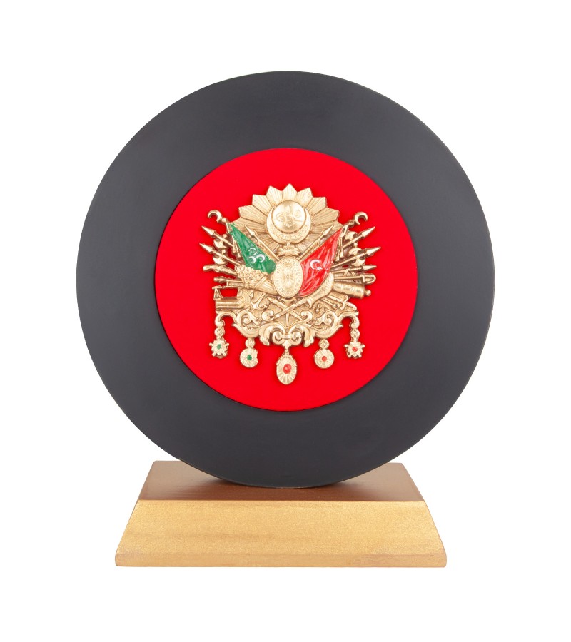 İHTİŞAM OSMANLI ARMASI KABARTMALI PLAKET