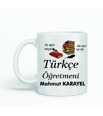 Türkçe Öğretmenine Hediye Kupa Bardak Türkçe Öğretmenine Hediye Kupa Bardak