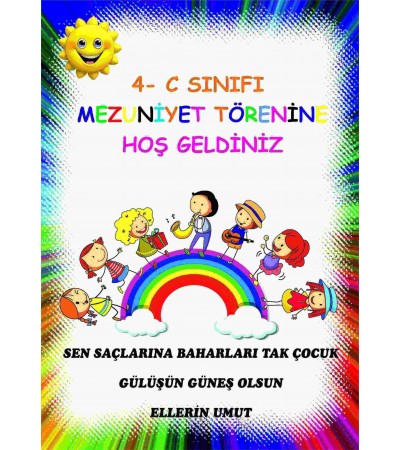 Mezuniyet tören afişleri