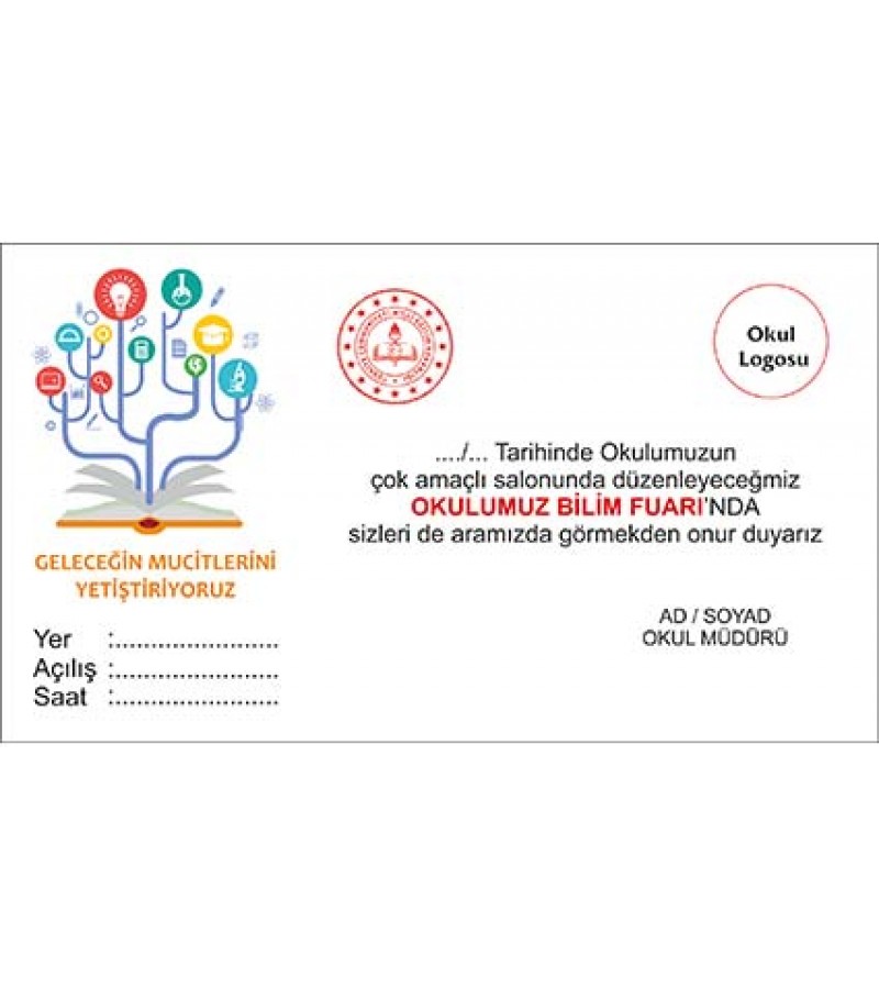 Okul Fuarları Açılış Davetiyeleri