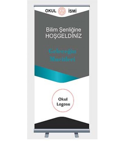 Roll up Banner Baskı bilim fuarına Özel Roll up Banner Baskı bilim fuarına Özel