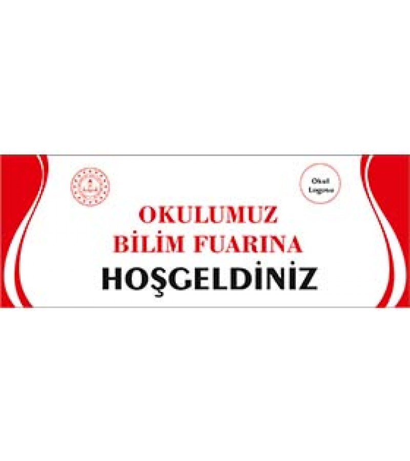 Okul Şenlik ve Festival  Karşılama Brandası