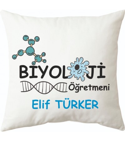 Biyoloji öğretmenine Hediye yastık