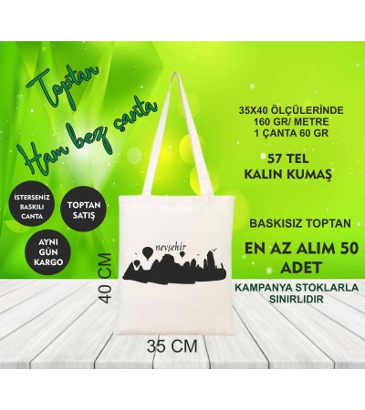 Nevşehir ham bez çanta