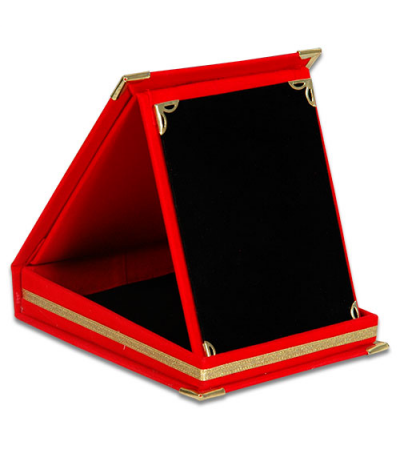 12x16 Albüm Plaket Kırmızı Kadife