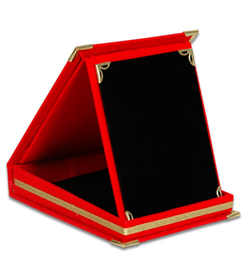 12x16 Albüm Plaket Kırmızı Kadife