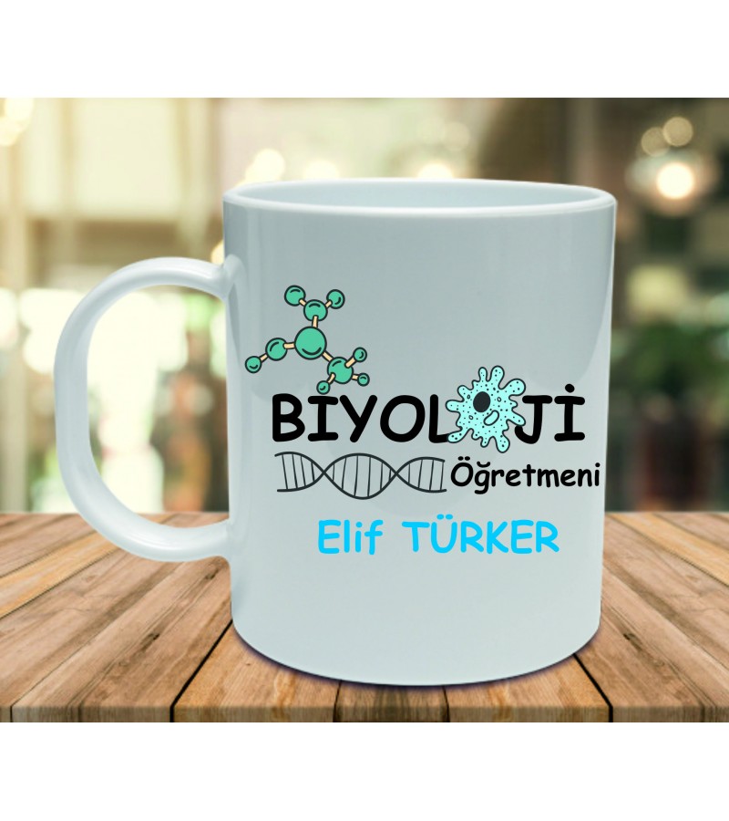 Biyoloji Öğretmenine Özel  Kupa Bardak