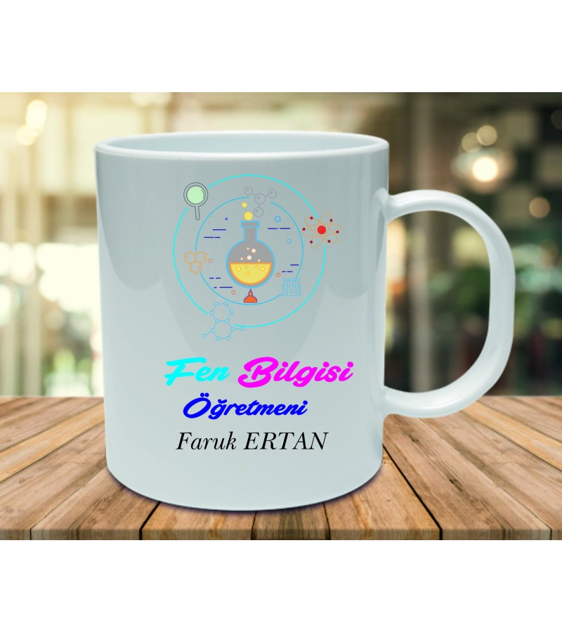 Fen Bilgisi Öğretmenine Kupa Bardak Fen Bilgisi Öğretmenine Kupa Bardak