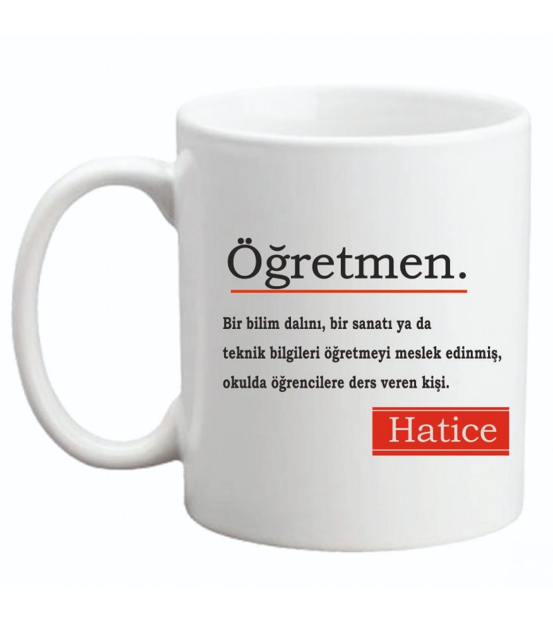 Öğretmenin Kelime Anlamı Kupa