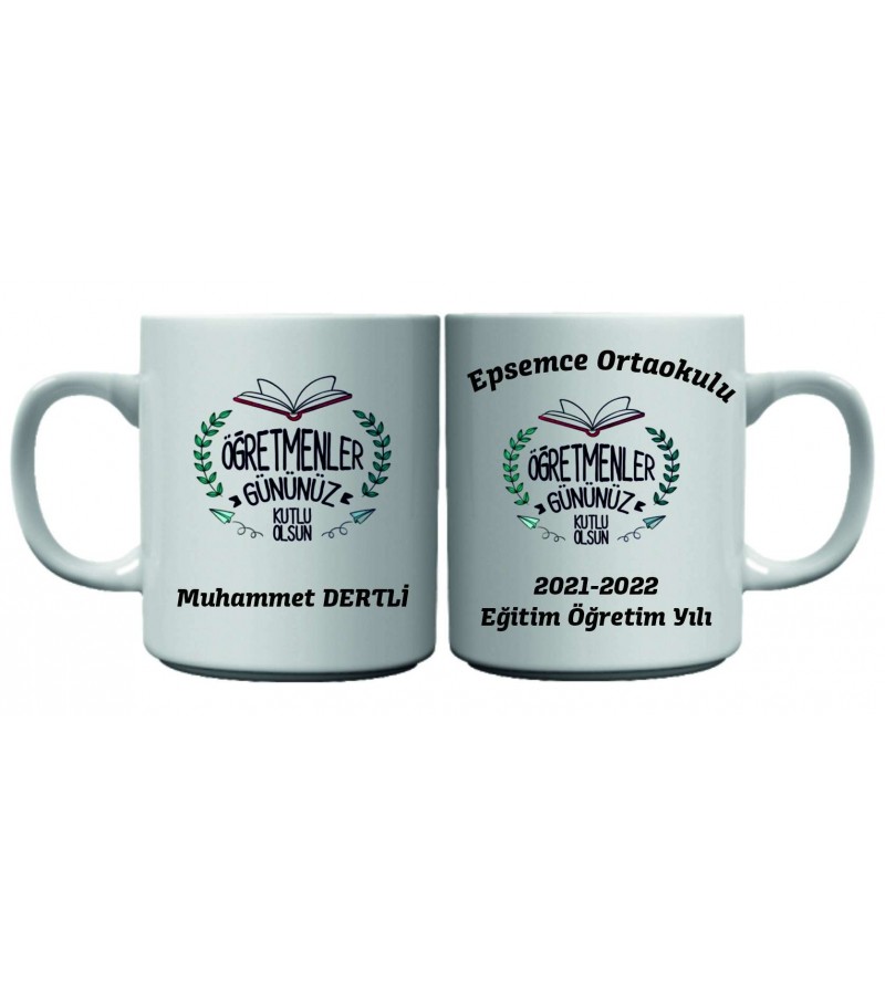 Öğretmenler günü hediye Kupa bardak