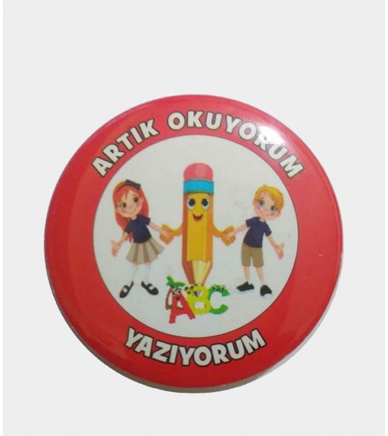 Okuyorum Yazıyorum Buton Rozetleri Okuyorum Yazıyorum Buton Rozetleri