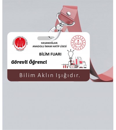 Bilim Fuarı İçin Öğenci Kartı Bilim Fuarı İçin Öğenci Kartı