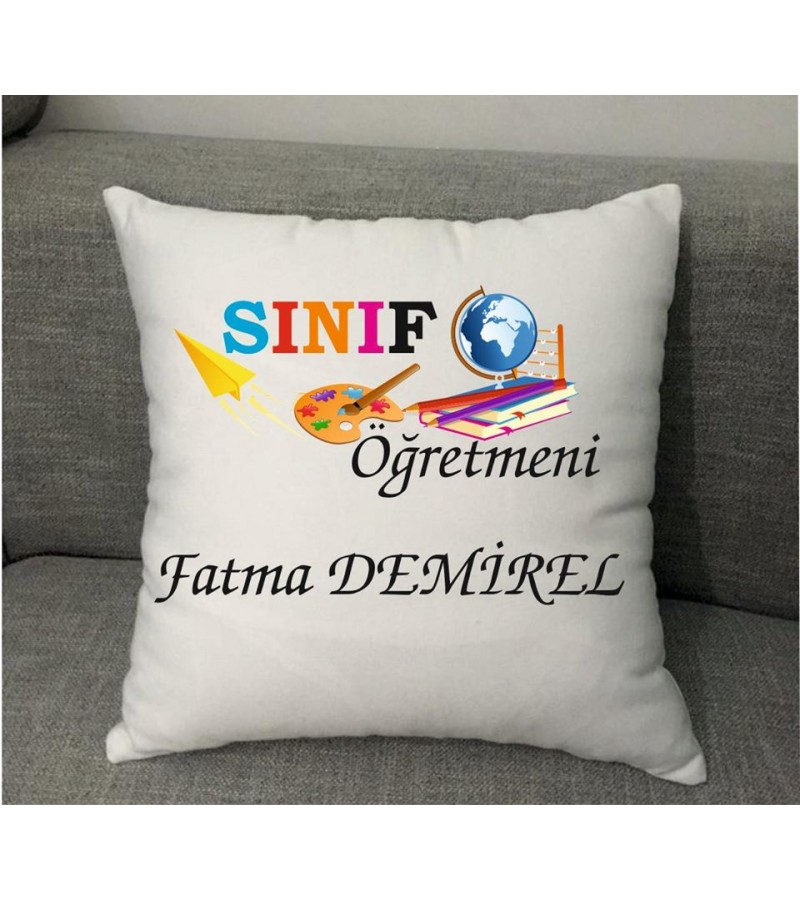 Öğretmenler Günü Hediyesi - Sınıf Öğretmenine Hediye Yastık Öğretmenler Günü Hediyesi - Sınıf Öğretmenine Hediye Yastık